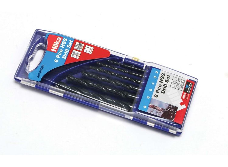 Hilka 6 pce HSS Drill Bit Set