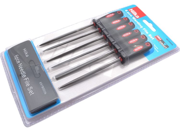 Hilka 6 pce Warding File Set Soft Grip
