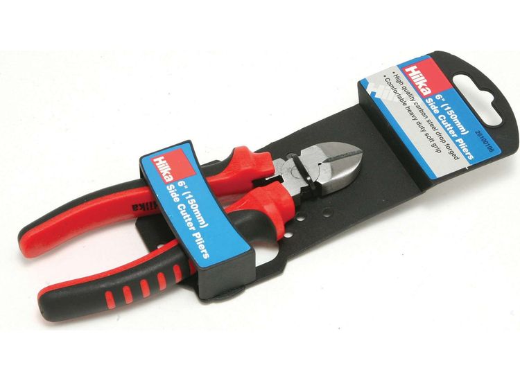 Hilka 6" (150mm) Side Cutter Pliers Soft Grip