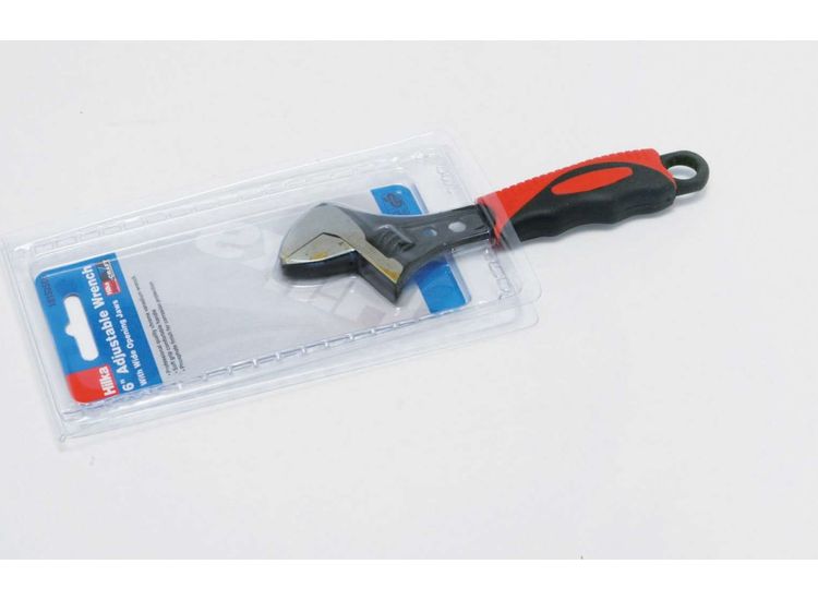 Hilka 6" (150mm) Soft Grip Adjustable Wrench