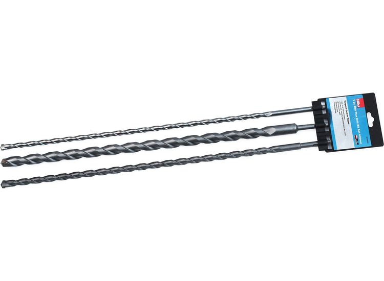 Hilka 600mm 3 pce SDS Long Drill Bits
