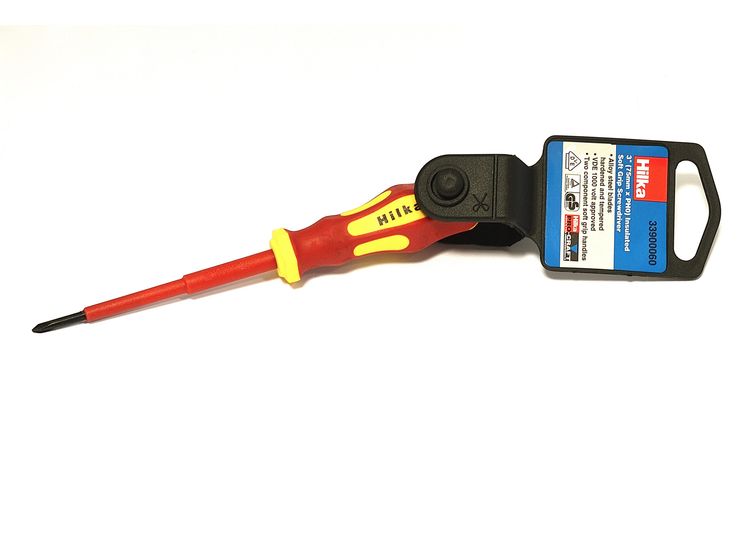 Hilka 60mm PH0 VDE Screwdriver Insulated
