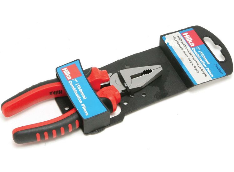 Hilka 7" (180mm) Combi Pliers Soft Grip