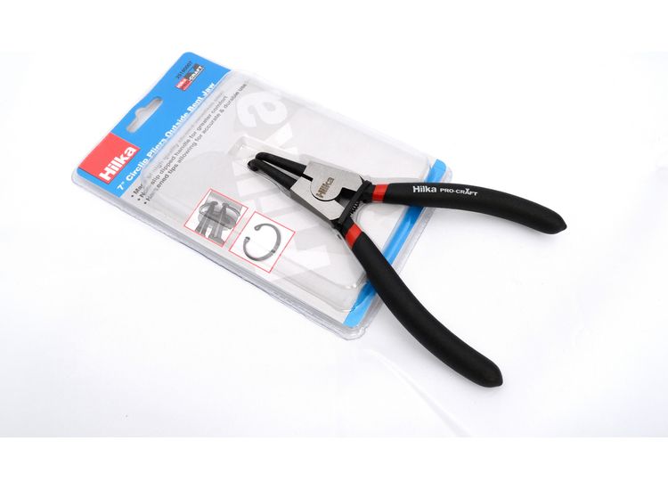 Hilka 7" Outside Bent Jaw Circlip Pliers