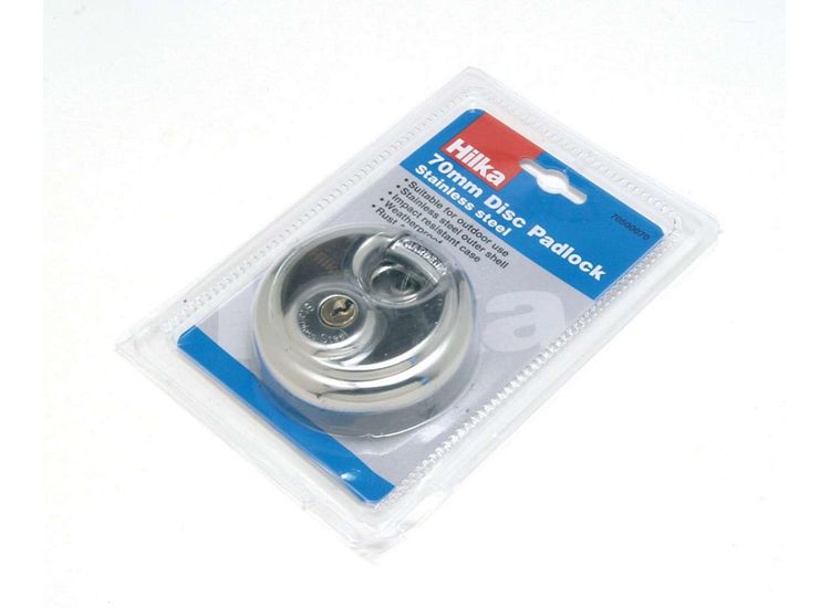 Hilka 70mm Disc Padlock