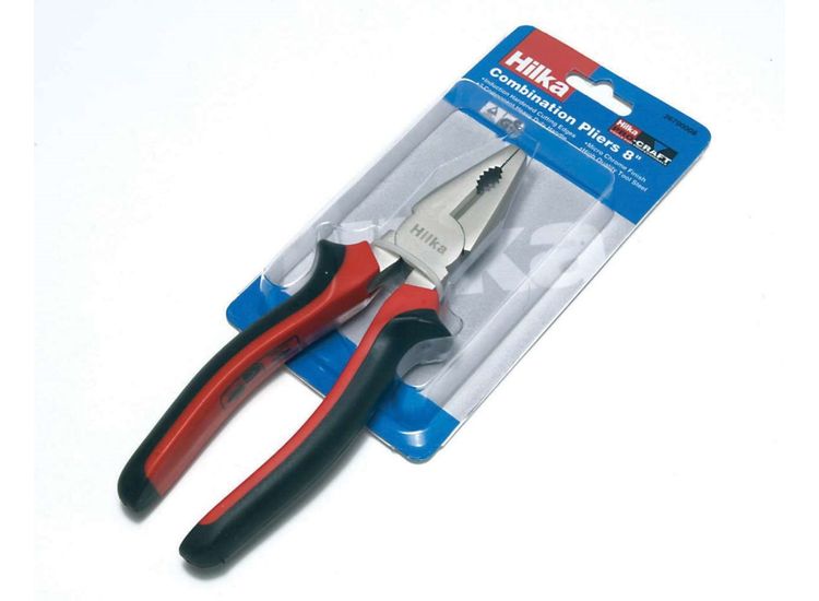 Hilka 8" (200mm) Heavy Duty Combi Pliers