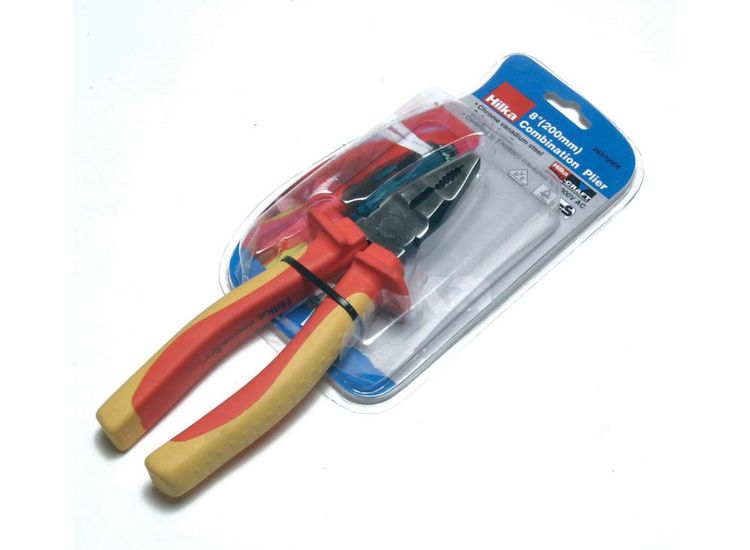 Hilka 8" 200mm Combination Plier VDE Pliers