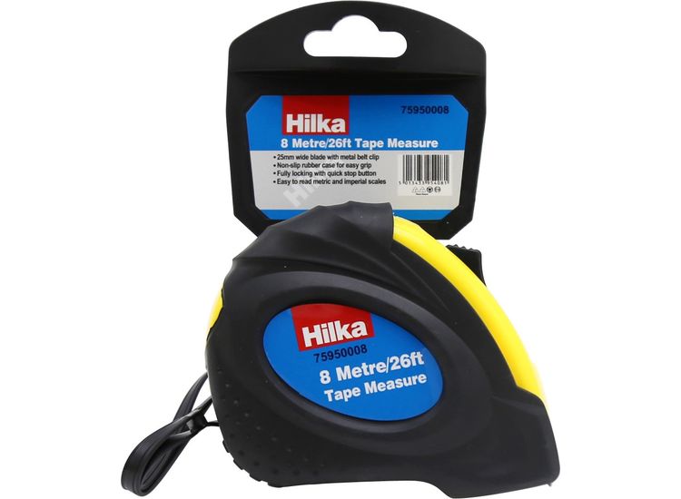Hilka 8m/26ft Tape Measure