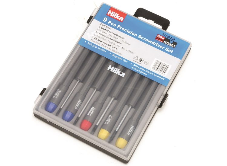 Hilka 9 pce Precision Screwdriver Set