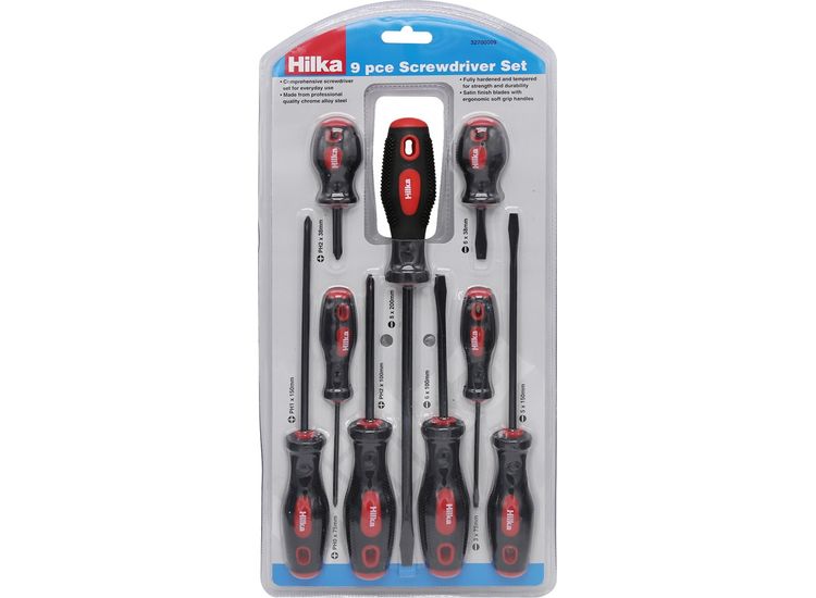 Hilka 9 pce Screwdriver Set