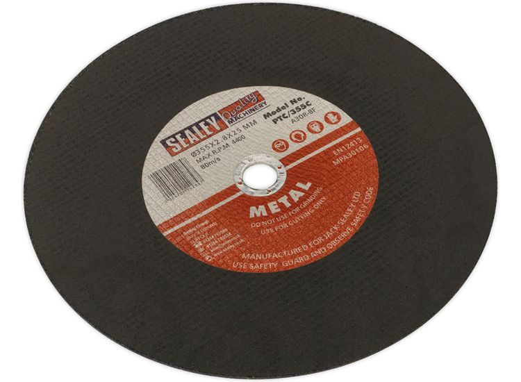 Sealey PTC/355C Cutting Disc &amp;#8709;355 x 3mm 25.4mm Bore