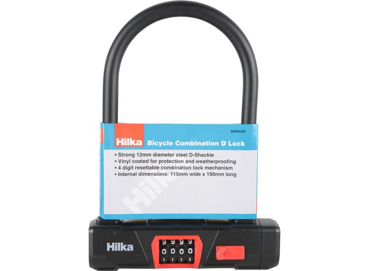 Hilka Bicycle Combination D Lock