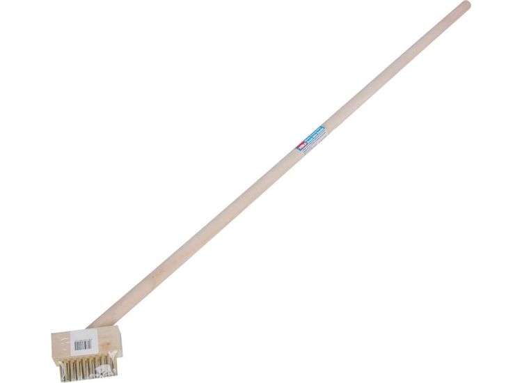 Hilka Block Paving Wire Brush with Handle