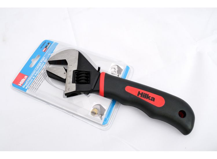 Hilka Dual Function Large Pipe &amp; Adjustable Wrench