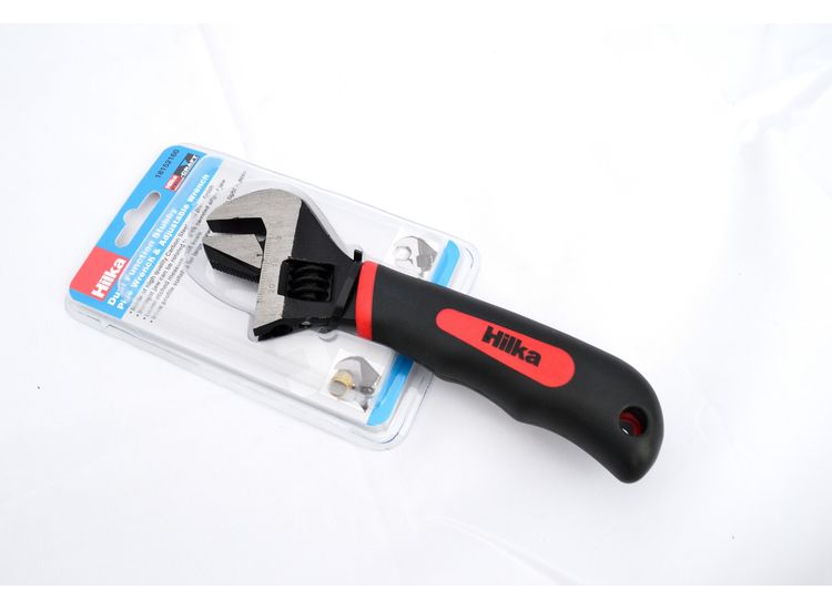 Hilka Dual Function Stubby Pipe &amp; Adjustable Wrench
