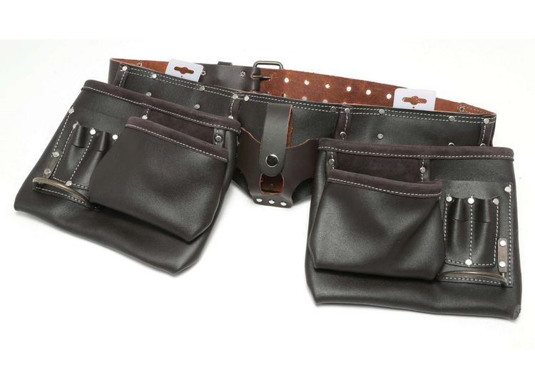 Hilka HD Leather Double Tool Belt Oil Tanned