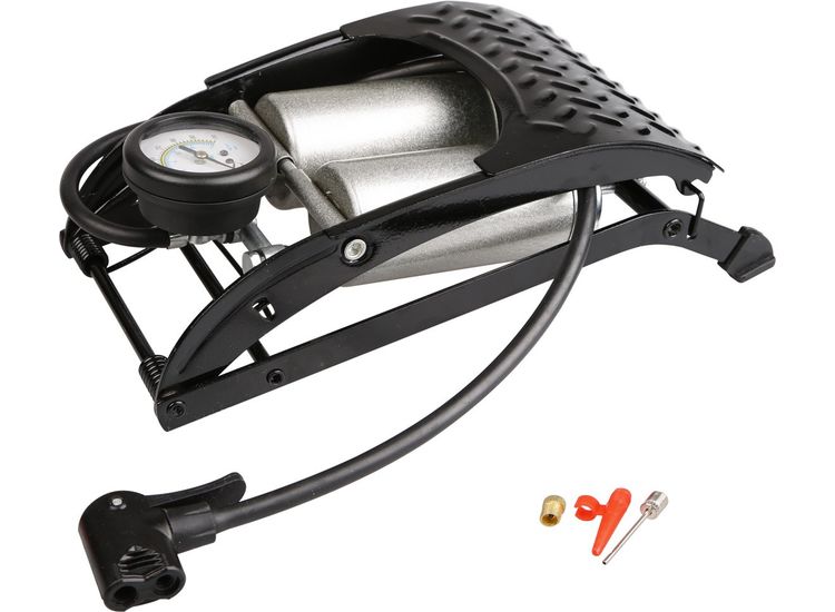 Hilka Heavy Duty Double Barrel Foot Pump