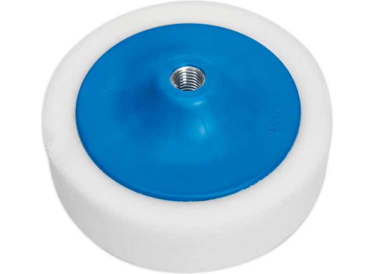 Sealey PTC/CH/5/8-W Buffing &amp; Polishing Foam Head &amp;#8709;150 x 50mm 5/8"UNC White/Dense