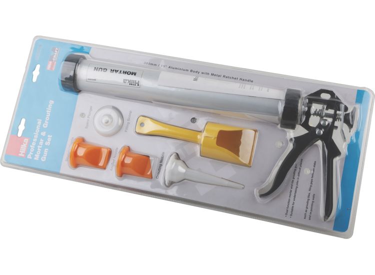Hilka Professional Mortar &amp; Grouting Gun Set