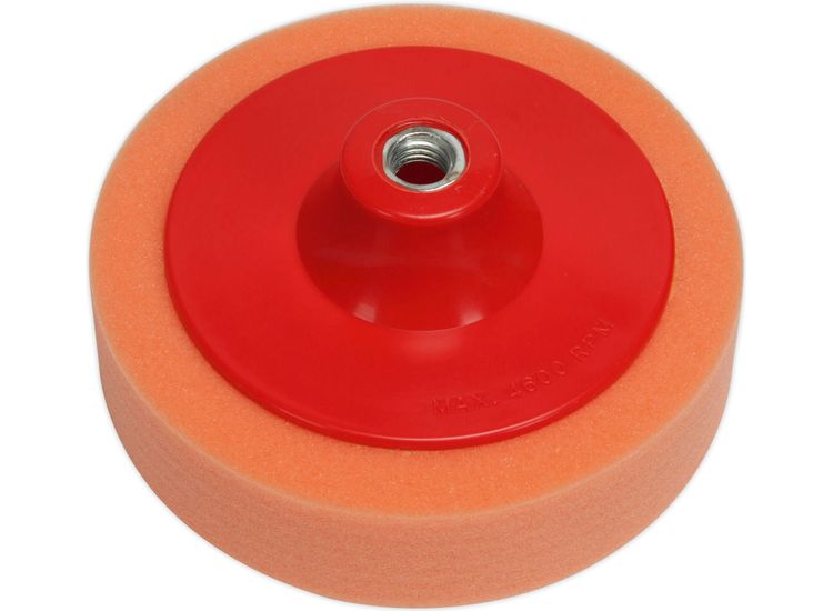 Sealey PTC150CHM Buffing &amp; Polishing Foam Head &amp;#8709;150 x 50mm M14 x 2mm - Medium