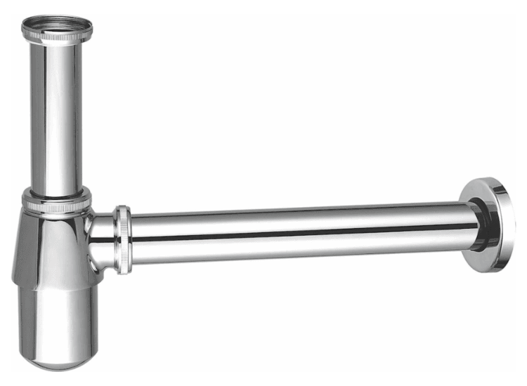 Scudo BT01 Round Bottle Trap Chrome