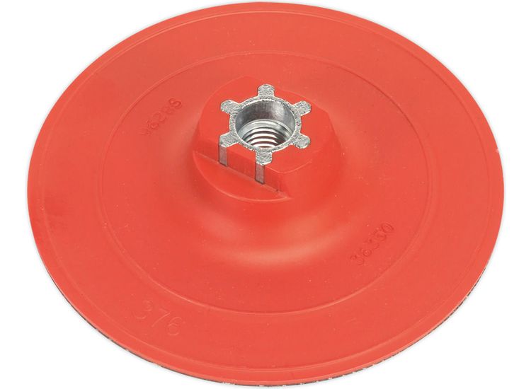 Sealey PTCBPV3 Hook &amp; Loop Backing Pad &amp;#8709;117mm M14 x 2mm