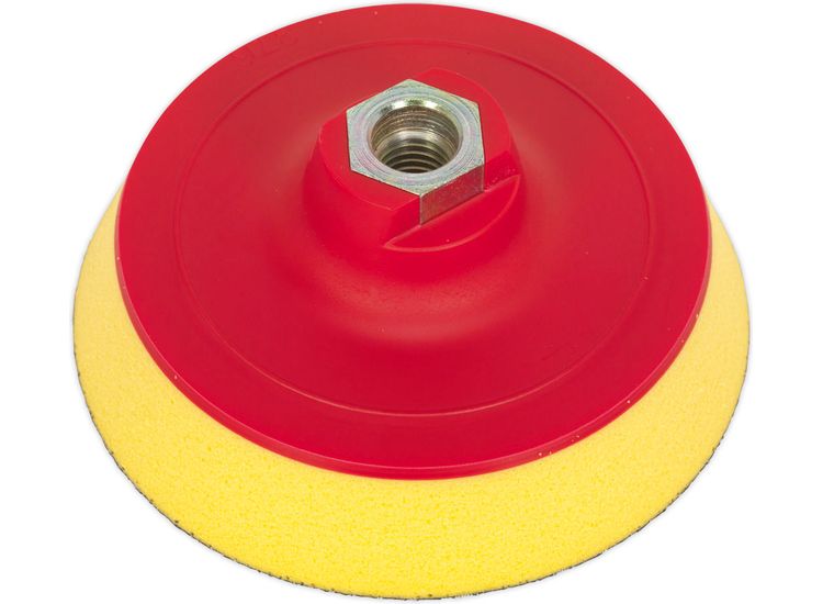 Sealey PTCBPV3S Hook &amp; Loop Ultra Soft Backing Pad &amp;#8709;123mm M14 x 2mm