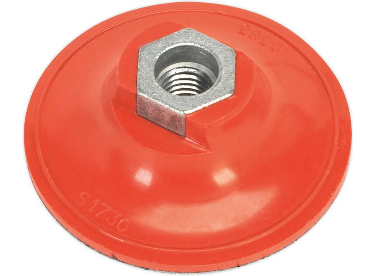 Sealey PTCBPV4 Hook &amp; Loop Backing Pad &amp;#8709;75mm M14 x 2mm