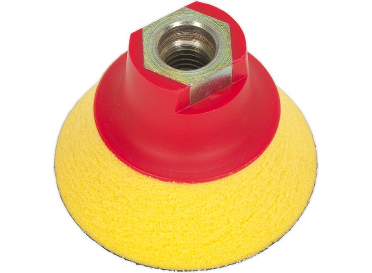 Sealey PTCBPV4S Hook &amp; Loop Ultra Soft Backing Pad &amp;#8709;70mm M14 x 2mm