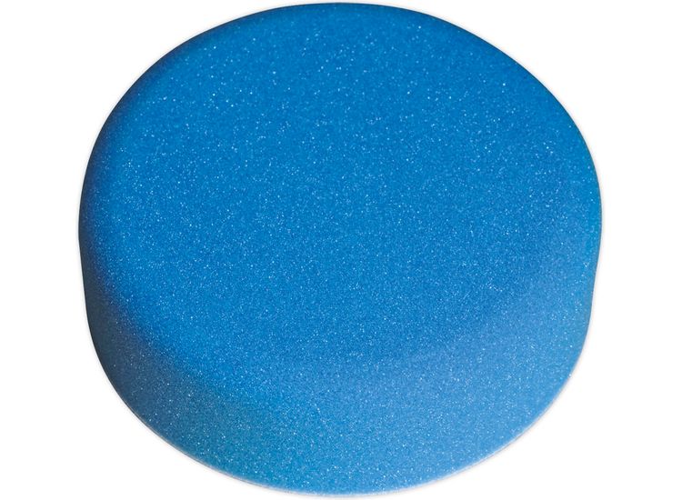 Sealey PTCCHV150B Buffing &amp; Polishing Foam Head Hook &amp; Loop &amp;#8709;150 x 50mm Blue/Medium