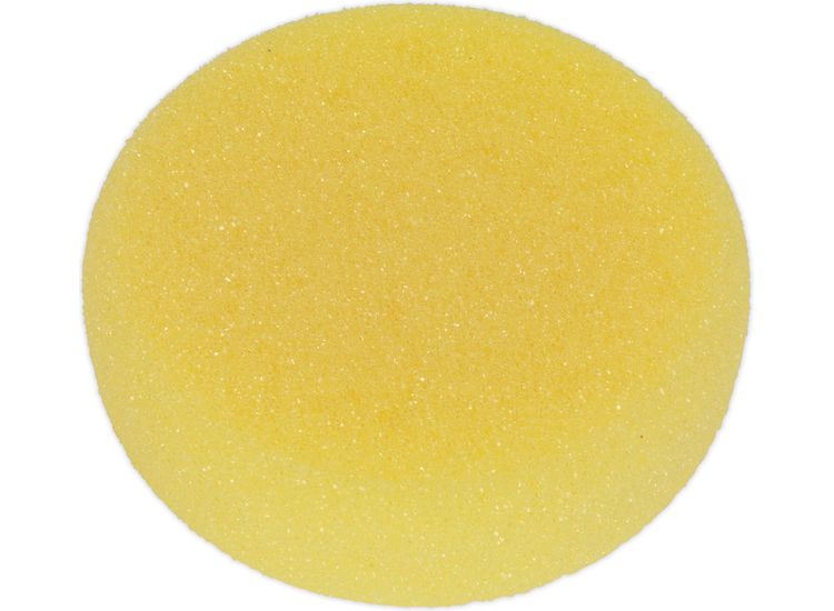 Sealey PTCCHV150Y Buffing &amp; Polishing Foam Head Hook &amp; Loop &amp;#8709;150 x 50mm Yellow/Coarse