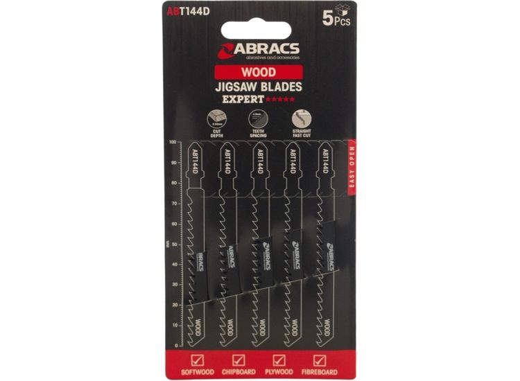 Abracs ABT144D Jigsaw Blade For Wood Fast Coarse Cut