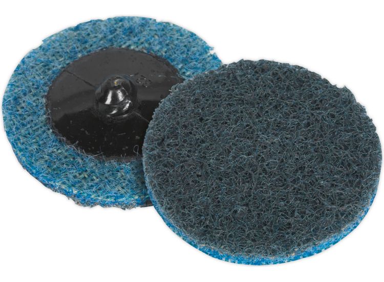 Sealey PTCQC50F Quick Change Preparation Pad &amp;#8709;50mm Fine Pack of 10