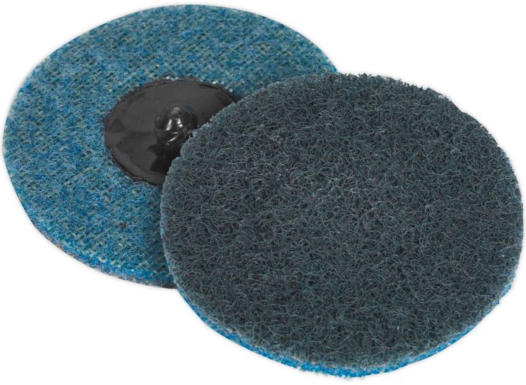 Sealey PTCQC75F Quick Change Preparation Pad &amp;#8709;75mm Fine Pack of 10