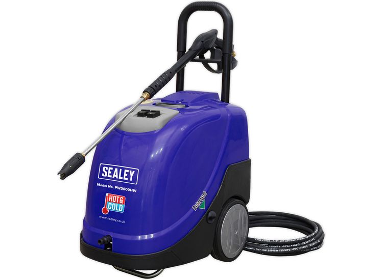Sealey PW2000HW Hot Water Pressure Washer 135bar 230V