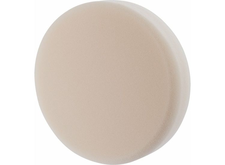 Draper 07579 Medium-Light Polishing Pad, 125mm, White