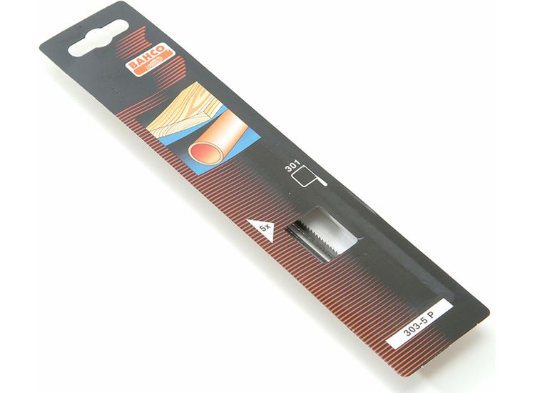 Bahco 303-5P Coping Saw Blades 165mm (6.1/2in) 14 TPI (Pack 5)