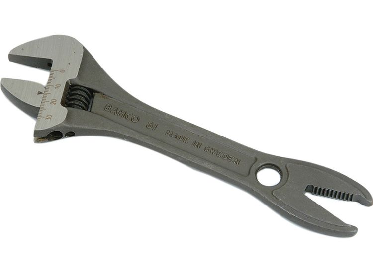 Bahco 31 Black Adjustable Wrench Alligator Jaw 200mm (8in)