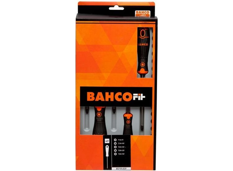 Bahco B219.025 BAHCOFIT TORX Screwdriver Set, 5 Piece