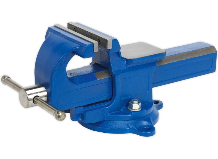 Sealey QAVE100 Vice 100mm Quick Action Swivel Base SG Iron