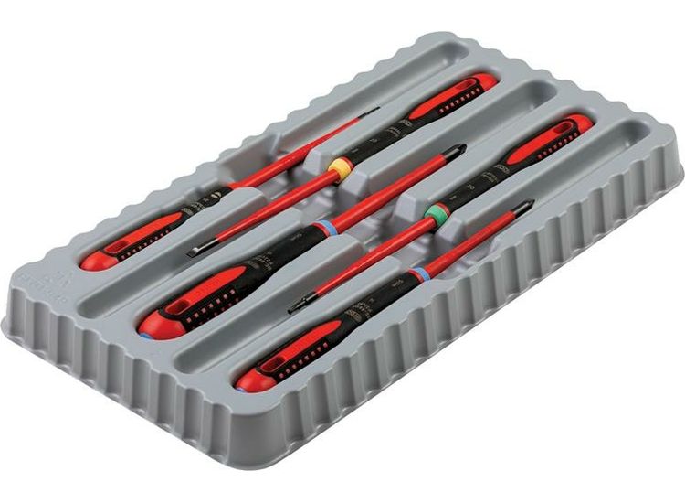 Bahco BE-9872SL ERGO™ VDE Insulated Screwdriver Set, 5 Piece