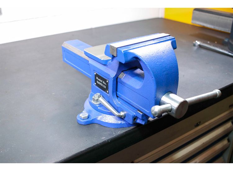 Sealey QAVE125 Vice 125mm Quick Action Swivel Base SG Iron