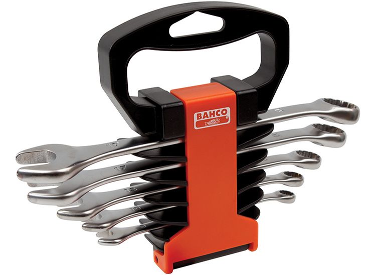 Bahco Chrome Polished Combination Spanner Set, 5 Piece