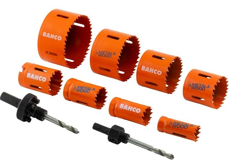 Bahco Electrician's Bi-Metal Holesaw Set, 10 Piece