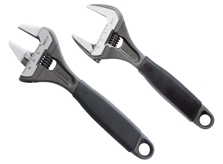 Bahco ERGO™ 90 Series Adjustable Wrench, Extra Wide Jaw