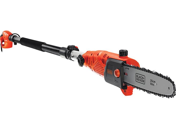 BLACK + DECKER PS7525 Corded Pole Saw 25cm Bar 800W 240V