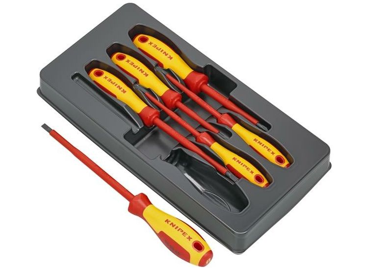 Knipex VDE Screwdriver Set, 6 Piece