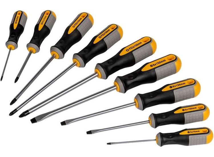 Roughneck Screwdriver Set, 9 Piece