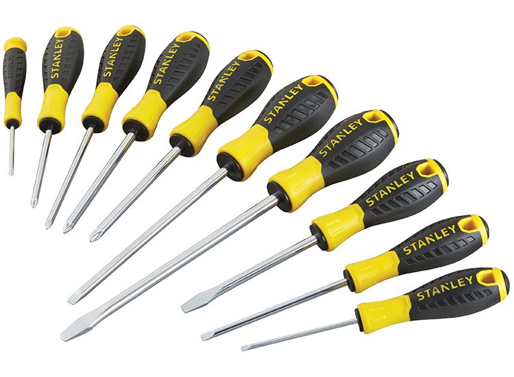 STANLEY® 0-60-211 Essential Screwdriver Set, 10 Piece