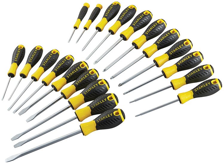 STANLEY® 0-60-213 Essential Screwdriver Set, 20 Piece